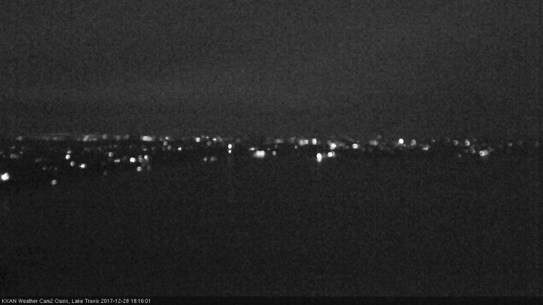 Lake Travis webcam, December 28, 2017 5:45 PM CT