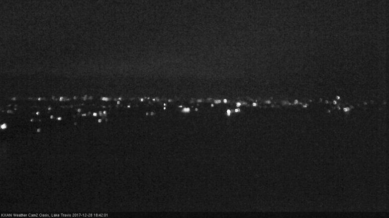 Lake Travis webcam, December 28, 2017 5:50 PM CT