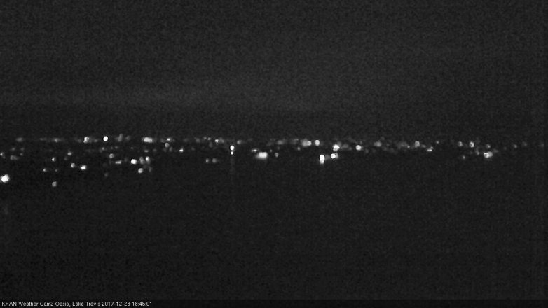 Lake Travis webcam, December 28, 2017 6:10 PM CT