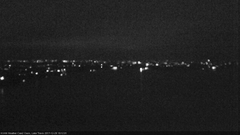 Lake Travis webcam, December 28, 2017 6:15 PM CT