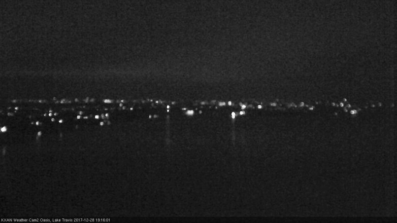 Lake Travis webcam, December 28, 2017 6:20 PM CT
