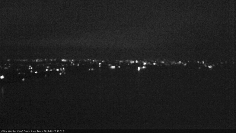 Lake Travis webcam, December 28, 2017 6:25 PM CT