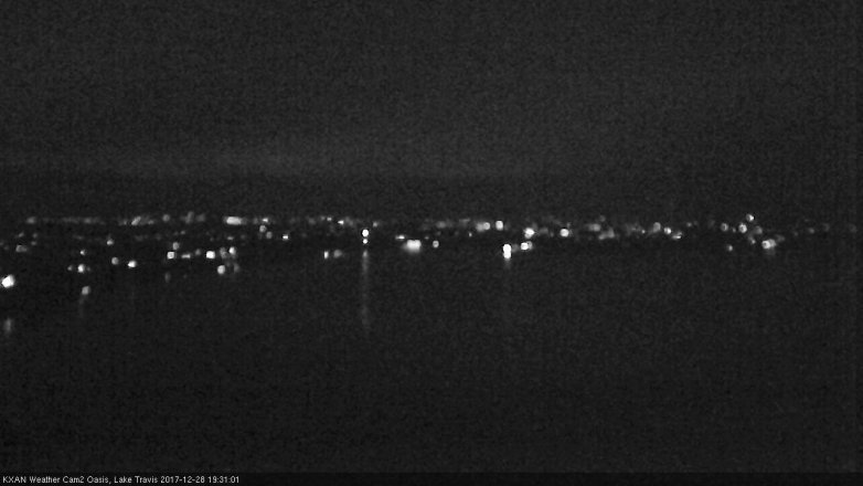 Lake Travis webcam, December 28, 2017 6:35 PM CT