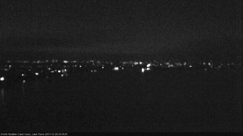 Lake Travis webcam, December 28, 2017 10:35 PM CT