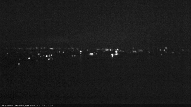 Lake Travis webcam, December 28, 2017 11:55 PM CT
