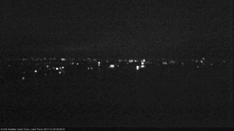 Lake Travis webcam, December 28, 2017 12:00 AM CT
