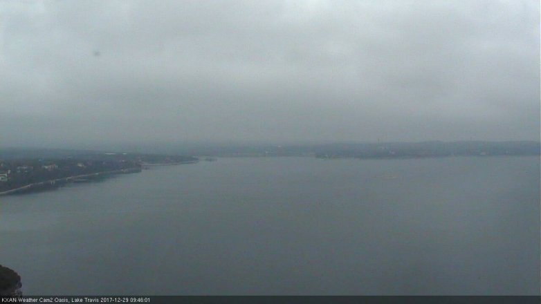 Lake Travis webcam, December 29, 2017 9:00 AM CT