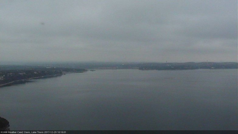 Lake Travis webcam, December 29, 2017 9:25 AM CT