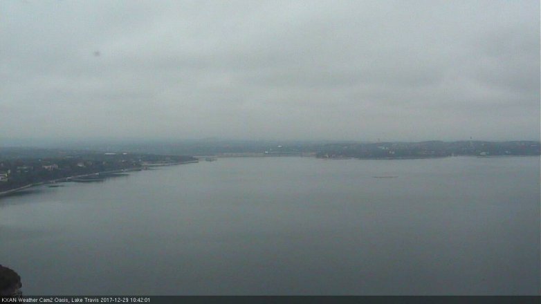 Lake Travis webcam, December 29, 2017 10:00 AM CT