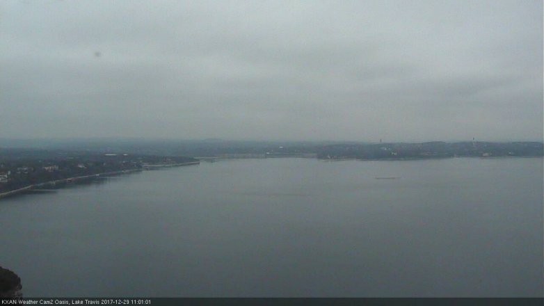 Lake Travis webcam, December 29, 2017 10:05 AM CT