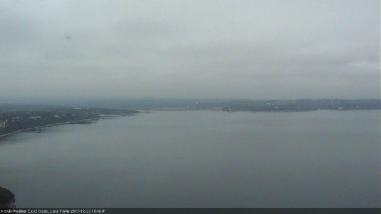 Lake Travis webcam, December 29, 2017 10:15 AM CT