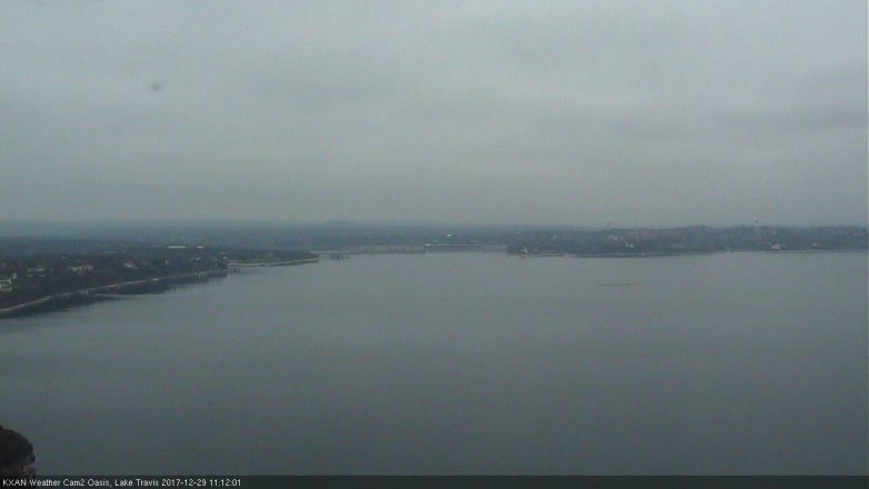 Lake Travis webcam, December 29, 2017 10:20 AM CT