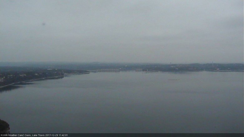 Lake Travis webcam, December 29, 2017 10:50 AM CT