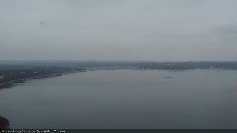 Lake Travis webcam, December 29, 2017 11:05 AM CT
