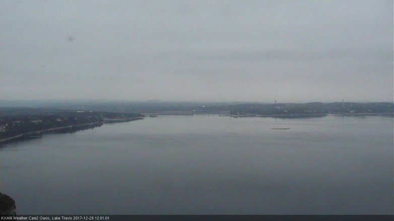Lake Travis webcam, December 29, 2017 11:15 AM CT