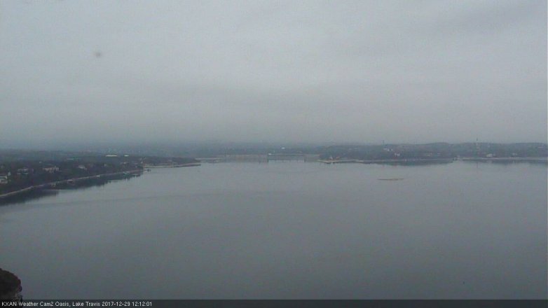Lake Travis webcam, December 29, 2017 11:30 AM CT