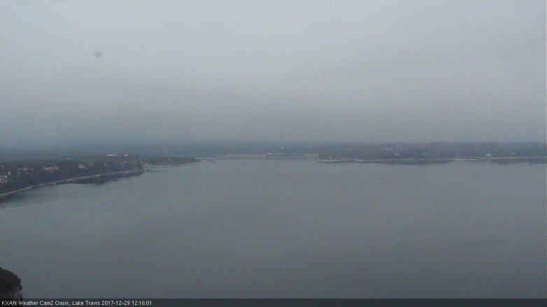Lake Travis webcam, December 29, 2017 11:45 AM CT
