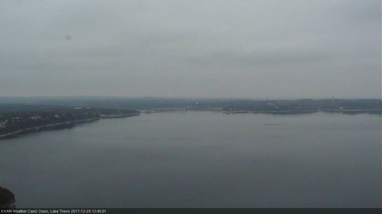 Lake Travis webcam, December 29, 2017 11:50 AM CT