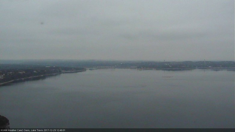 Lake Travis webcam, December 29, 2017 12:10 PM CT