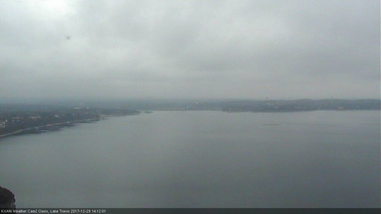 Lake Travis webcam, December 29, 2017 1:25 PM CT