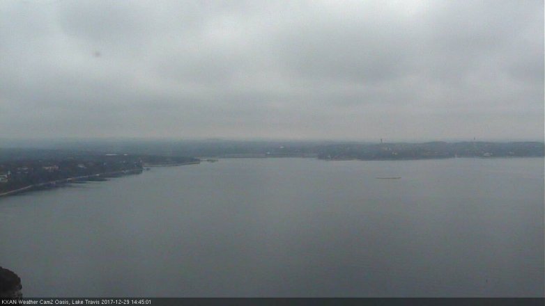 Lake Travis webcam, December 29, 2017 1:50 PM CT