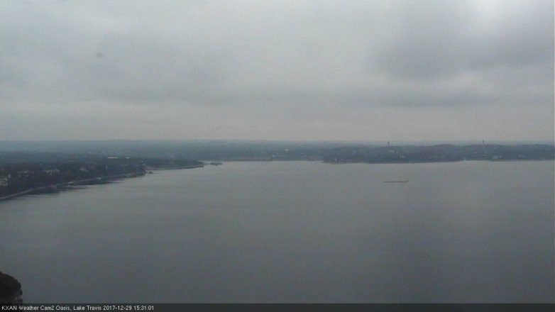 Lake Travis webcam, December 29, 2017 2:45 PM CT