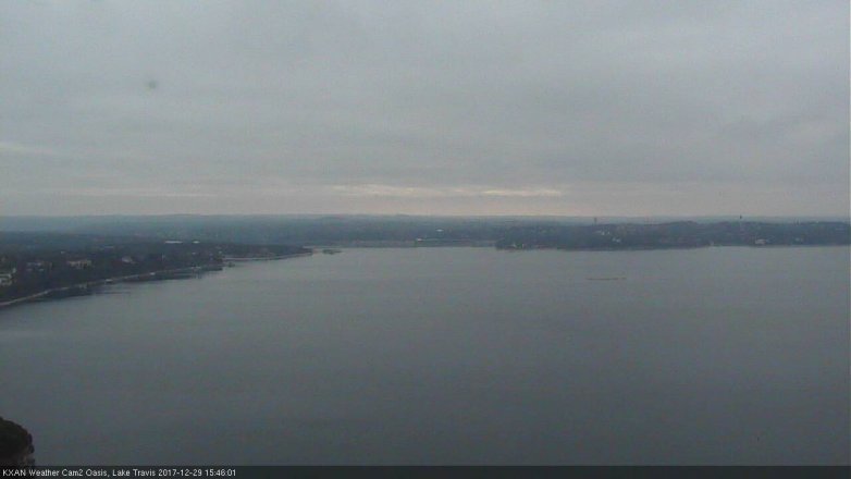 Lake Travis webcam, December 29, 2017 3:00 PM CT