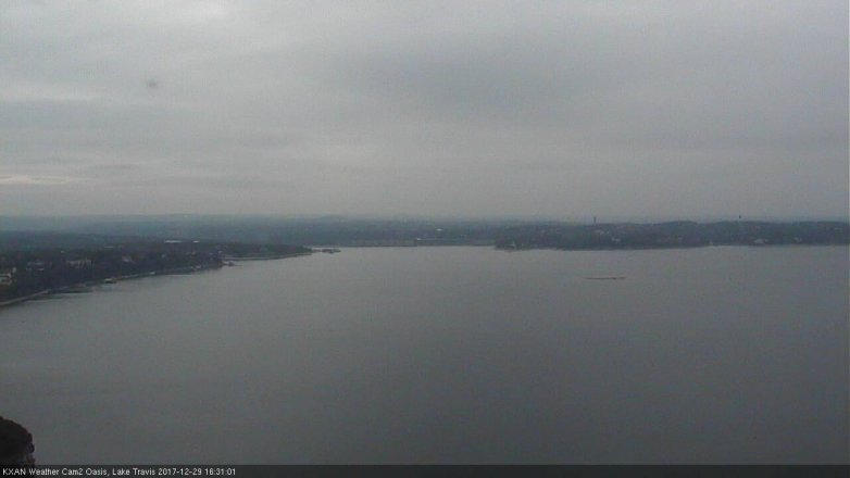 Lake Travis webcam, December 29, 2017 3:50 PM CT