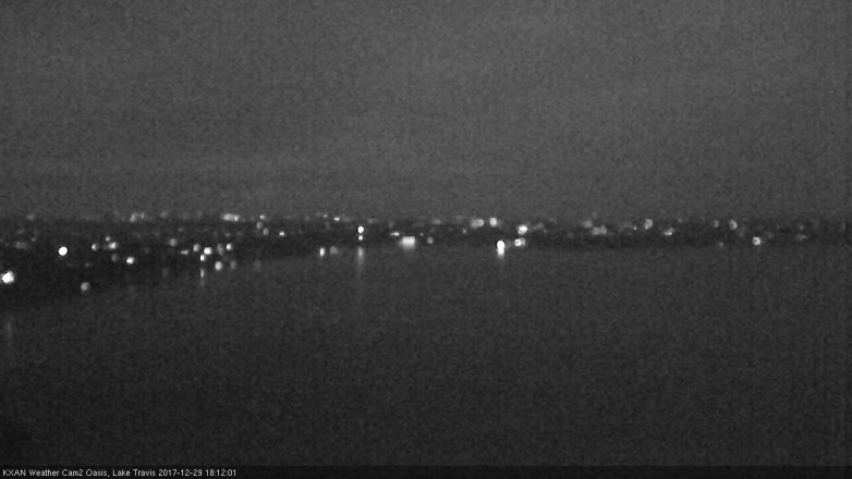 Lake Travis webcam, December 29, 2017 5:25 PM CT