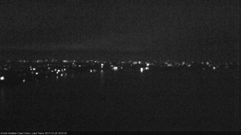 Lake Travis webcam, December 29, 2017 5:35 PM CT