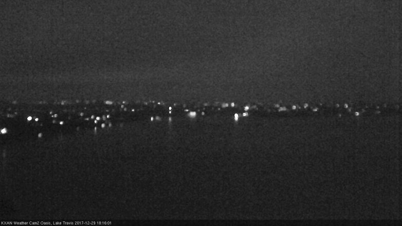 Lake Travis webcam, December 29, 2017 5:40 PM CT