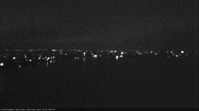 Lake Travis webcam, December 29, 2017 6:25 PM CT