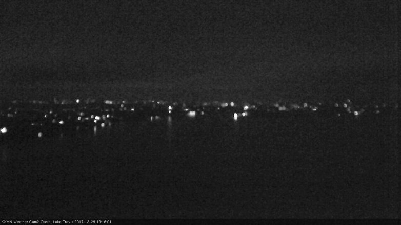 Lake Travis webcam, December 29, 2017 6:45 PM CT