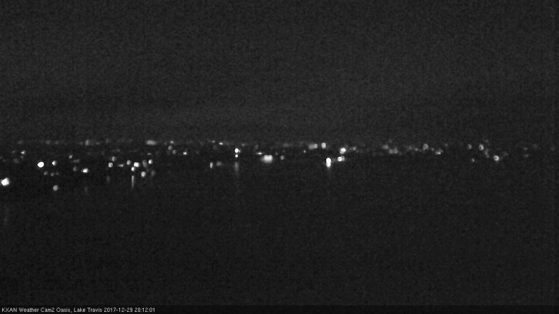 Lake Travis webcam, December 29, 2017 7:20 PM CT
