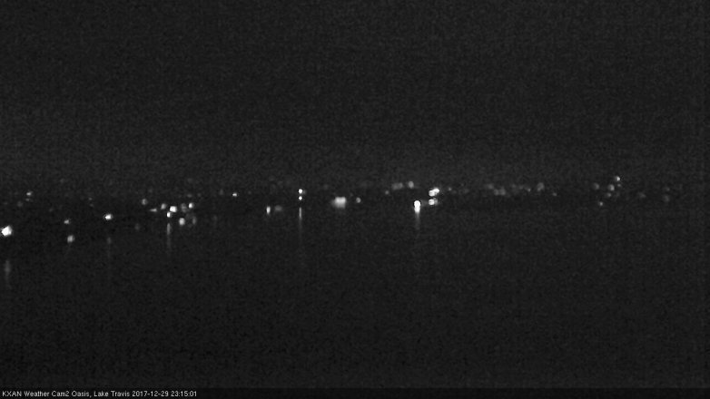 Lake Travis webcam, December 29, 2017 10:35 PM CT