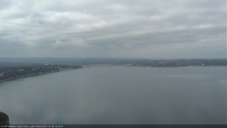 Lake Travis webcam, December 30, 2017 9:35 AM CT