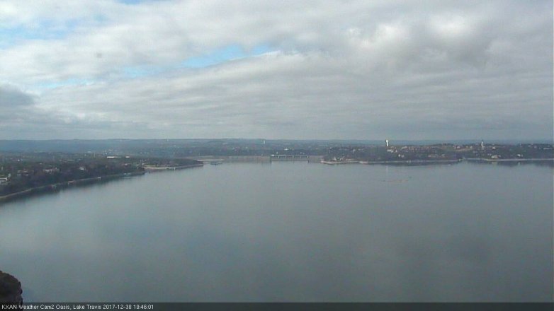 Lake Travis webcam, December 30, 2017 10:00 AM CT