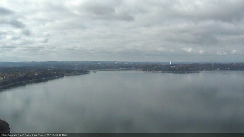 Lake Travis webcam, December 30, 2017 10:20 AM CT