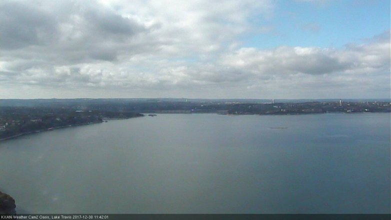 Lake Travis webcam, December 30, 2017 10:45 AM CT