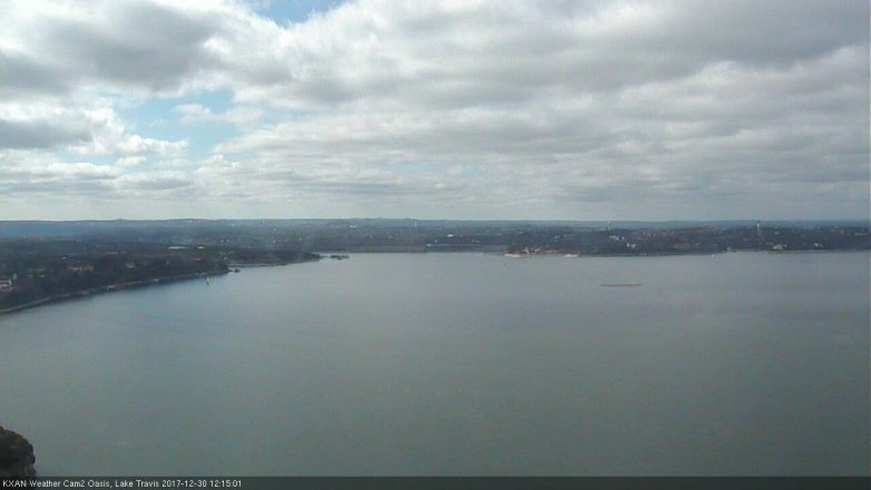 Lake Travis webcam, December 30, 2017 11:35 AM CT