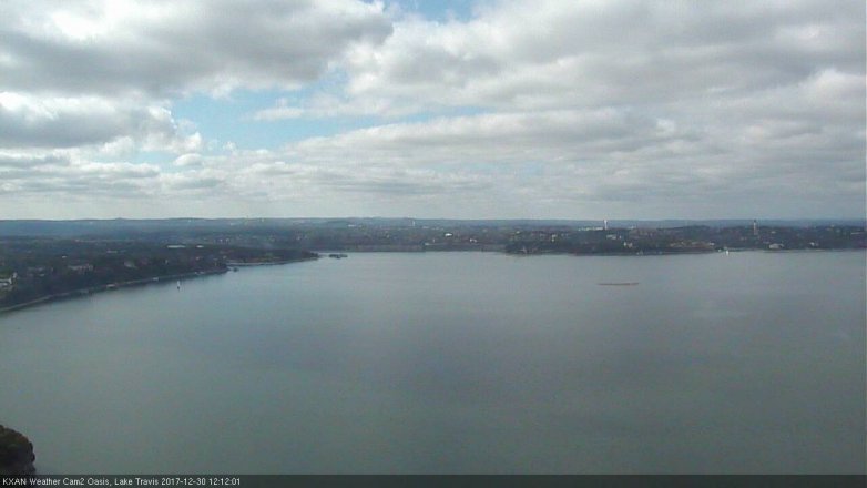 Lake Travis webcam, December 30, 2017 11:40 AM CT