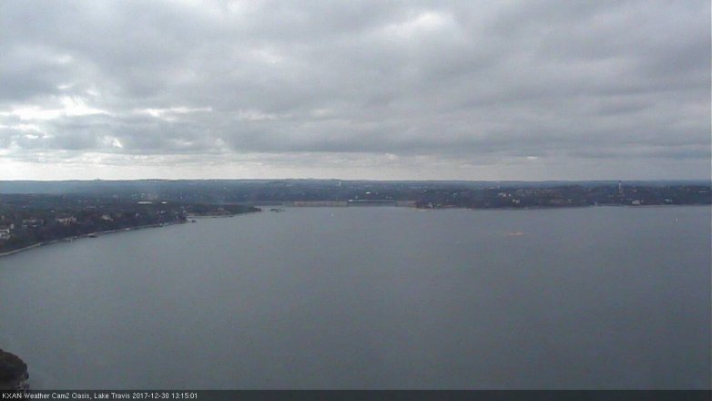 Lake Travis webcam, December 30, 2017 12:25 PM CT