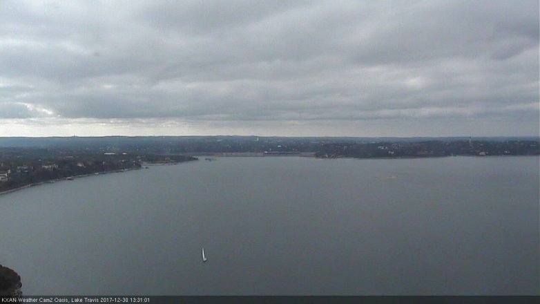 Lake Travis webcam, December 30, 2017 12:35 PM CT