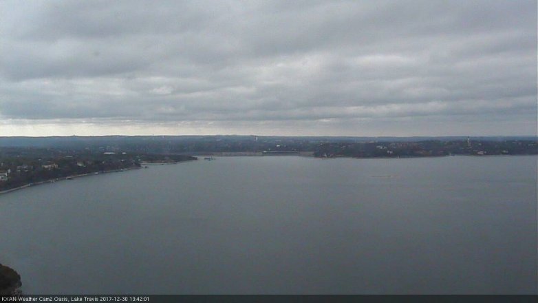 Lake Travis webcam, December 30, 2017 1:05 PM CT