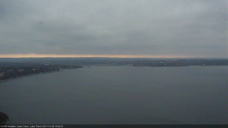 Lake Travis webcam, December 30, 2017 3:00 PM CT