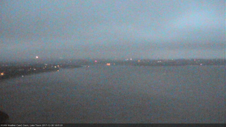 Lake Travis webcam, December 30, 2017 5:05 PM CT