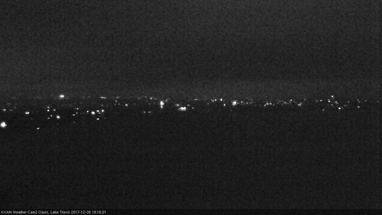 Lake Travis webcam, December 30, 2017 5:20 PM CT