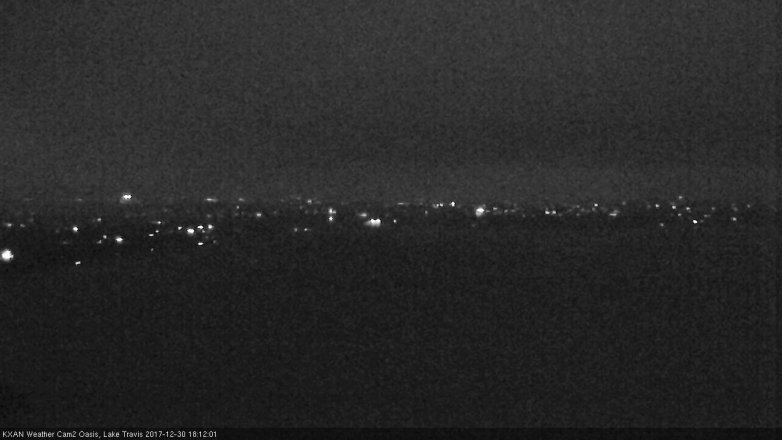 Lake Travis webcam, December 30, 2017 5:35 PM CT