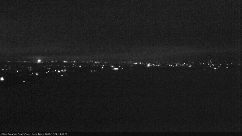 Lake Travis webcam, December 30, 2017 6:20 PM CT