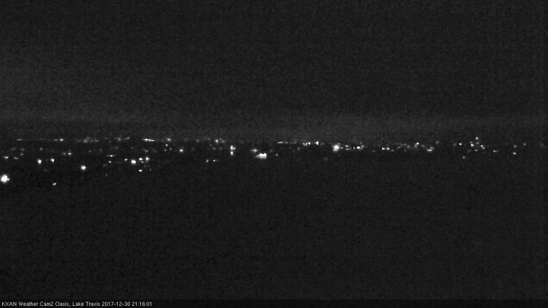 Lake Travis webcam, December 30, 2017 8:40 PM CT
